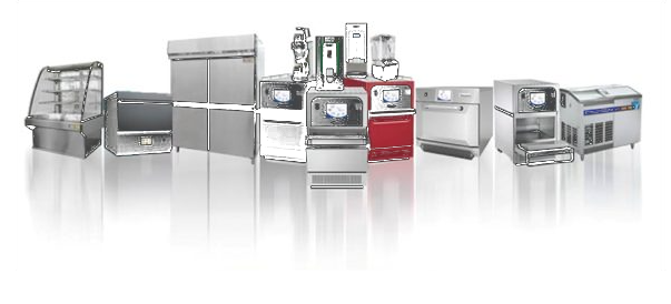 Commercial refrigeration and cooking equipment line-up