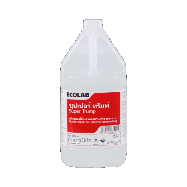 Ecolab Super Trump warewashing liquid cleaner